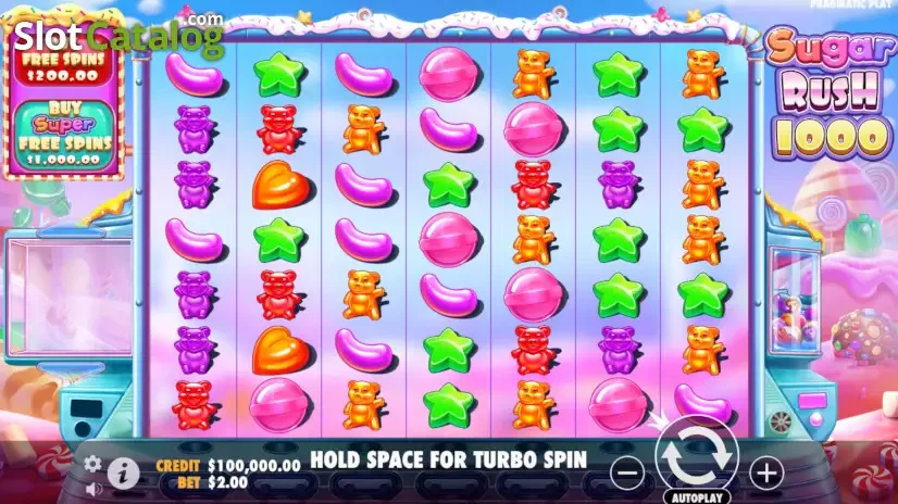 Sugar Rush 1000 — Cluster-Gewinn